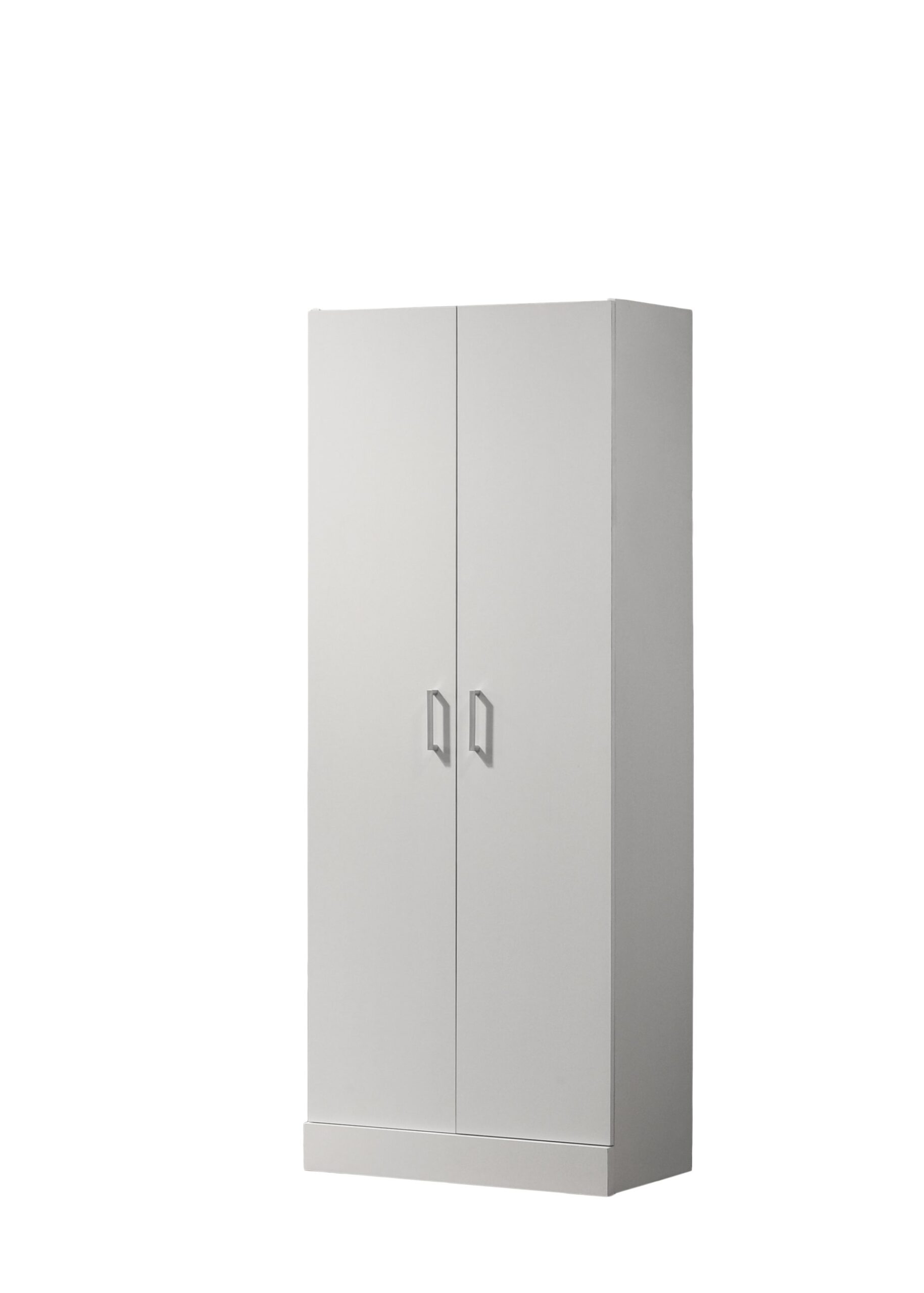 Alara - Height Simplistic Modern Double Door Storage Cabinet - White - Image 3