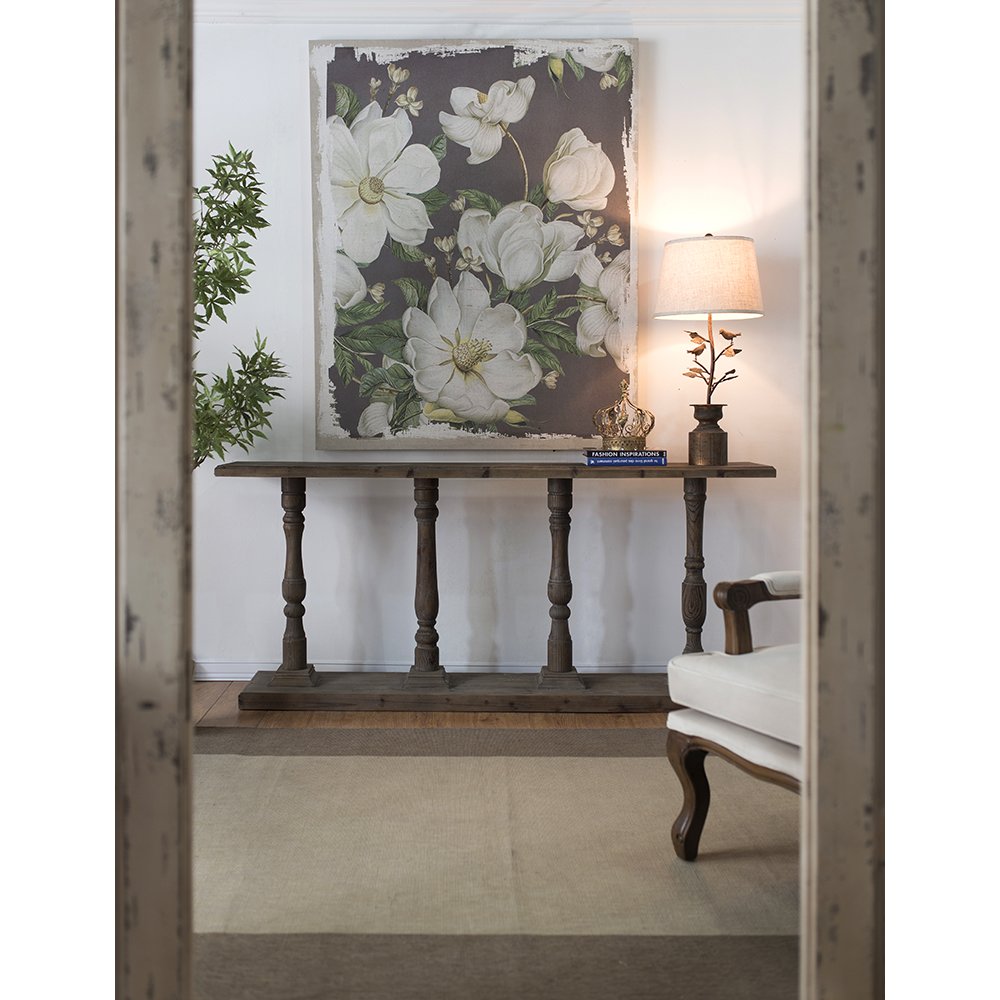 Large Botanical Wall Art Prints, Home Decor For Living Room Dining Room Bedroom Hallway - White / Gray - Image 7