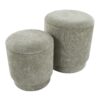 Marla - Upholstered Contemporary Ottoman Set - Green - Image 5