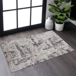 Payas - 2' X 3' Abstract Area Rug - Cream / Brown
