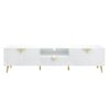 Gaines - High Gloss TV Stand - White - Image 7