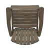 Outdoor Weather Resistant Acacia Wood Adirondack Dining Chairs (Set of 2) - Gray - Image 9