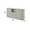 Ingram - Ceramic Top Server - Light Gray - Image 3