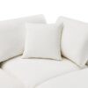 Modern Modular Cloud Sofa Bed, 6 Seat Chenille Sectional Couch Set With Ottoman, Free Combination, Convertible U Shaped Sleeper Sofa - Beige - Image 14