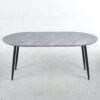 Extensible Table, Dining Table, Office Table, Coffee Table, Metal Leg - Gray - Image 2