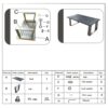 Coffee Table - Powder Pewter - Image 4