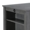 Graham - 3 Piece Small Space Counter Height Dining Table With Shelves And 2 Chairs (Set of 3) - Gray - Image 11