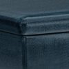 Owen - Coffee Table Storage Ottoman - Distressed Dark Blue - Image 7