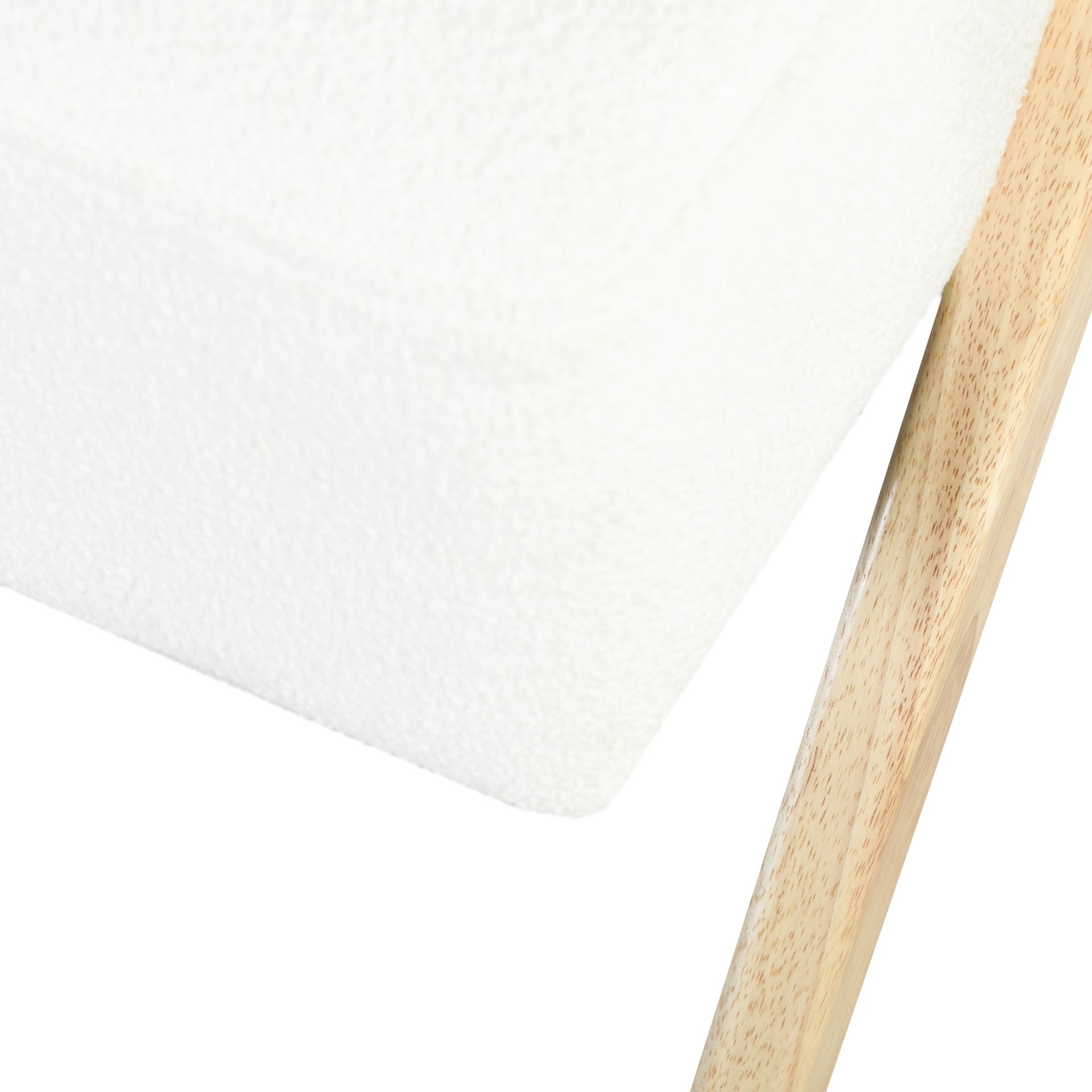 Modern Accent Chair With Polyester Upholstery And Minimalist Lounge Chair For Living Room, Bedroom, Or Office - White - Image 10