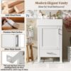 20.28" Bathroom Vanity With Sink & Storage - White - Image 6