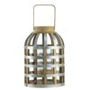 Decorative Lantern With Handle, Wooden Lantern For Indoor Outdoor, Home Garden Wedding - Silver - Image 10