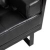 Contemporary Oversized Loveseat Upholstery And Accent Pillows - Black - Image 13