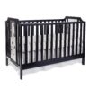 Celeste - 3 In 1 Convertible Island Crib - Black - Image 2