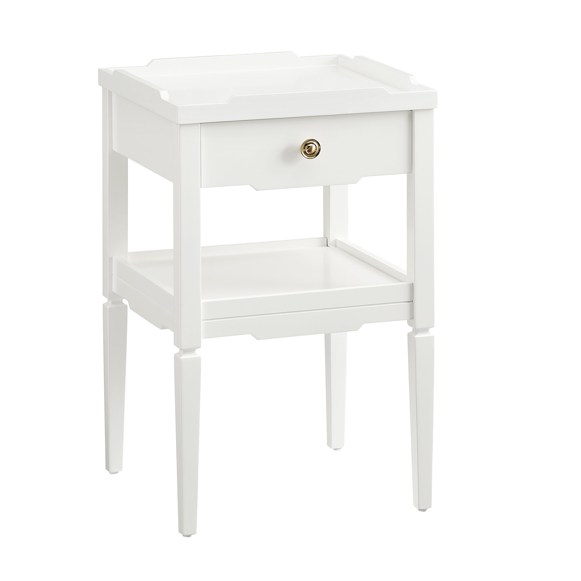Foley - 1 Drawer Nightstand With Pull - White - Image 9