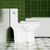 Gloss Tornado Flush 1 Piece Elongated Toilet With Siphonic Side Press, ADA Comfort Chair Height - Gloss White - Image 7