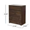 Broxon - 4 Drawer Dresser - Walnut - Image 3