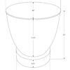 Drum Accent Side Table, Contemporary & Modern - Chrome - Image 9