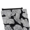 2 Piece Indoor / Outdoor Chaise Lounge Chair Cushion Set With Ties, Patio Seat Cushions For Lawn, Pool & Beach - Black Leaf - Image 5