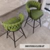 26" Bar Stool With 360 Swivel (Set of 4) - Green - Image 11