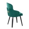 Dahlia - Contemporary Dining Chair (Set of 2) - Green / Black - Image 4