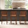Andre - Counter Stool With Back - Pecan Brown - Image 12
