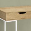 Computer Desk For Home Office, Laptop, Storage Drawers, Contemporary & Modern - Natural - Image 2