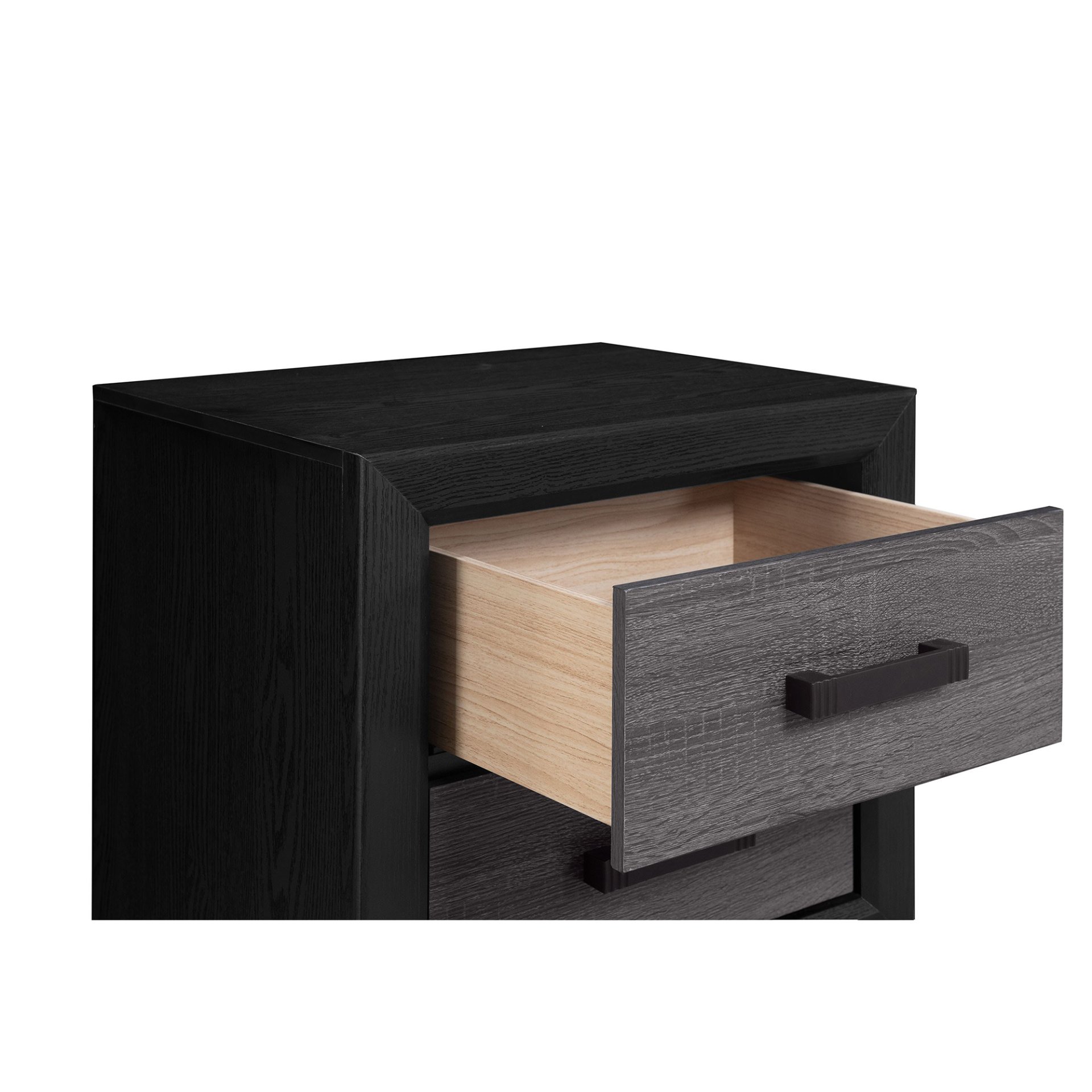Soluto - Nightstand - Gray / Black - Image 7