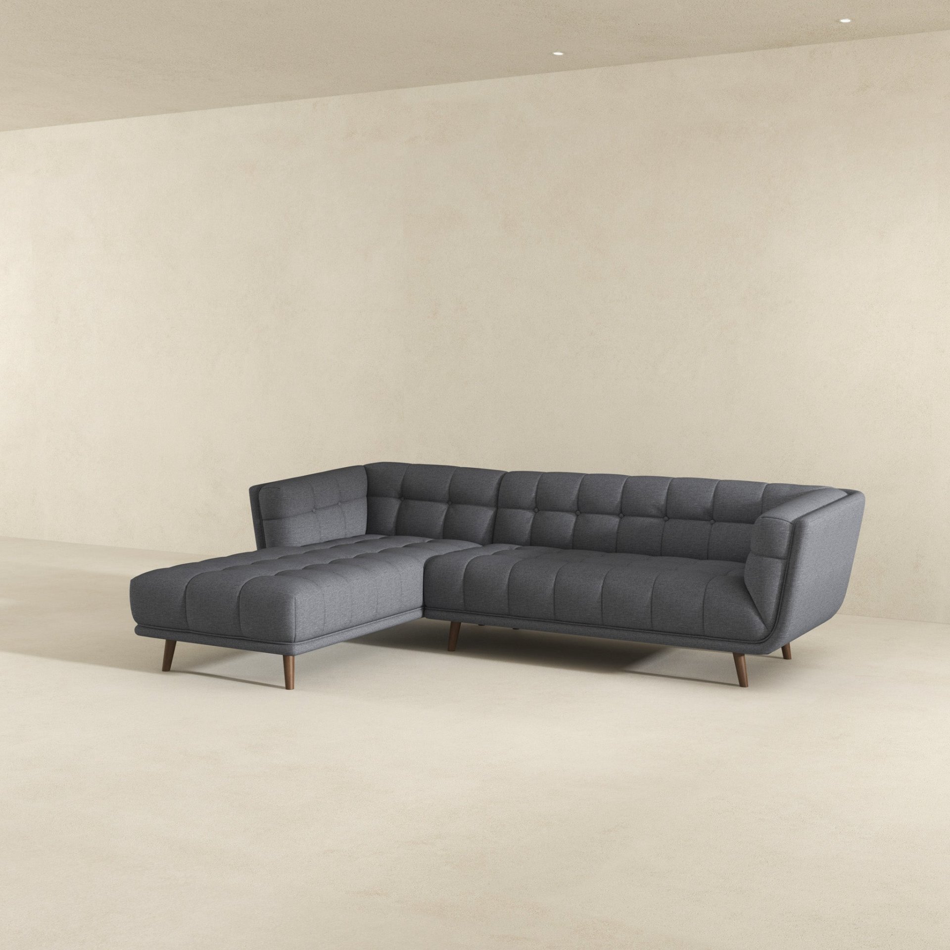 Addison - Left Sectional Sofa - Ash Gray - Image 5