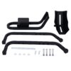 Heavy Duty Motorcycle Front Tire Chock For 17" 21" Wheels Stand 1200 Lbs Capacity - Black - Image 2