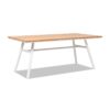 Maiden - 6 Seater Patio Dining Table - Natural Teak - Image 12