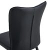 Modern Chair (Set of 2) Sleek Design With Metal Legs Ideal For Various Venues - Black - Image 7