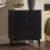 Mid Century Modern 3 Drawer Dresser - Black - Image 8