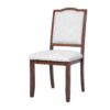 6 Piece Extendable Dining Table Set, Wood Table With Removable Leaf, 4 Upholstered Chairs And Bench - Cherry - Image 16