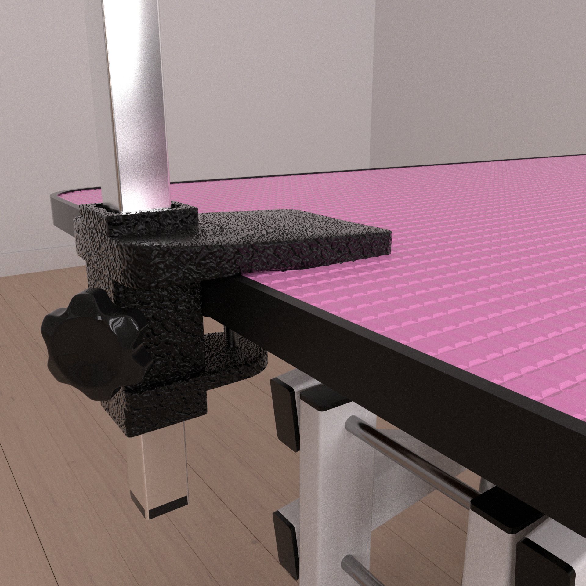Hydraulic Pet Grooming Table - Pink - Image 14