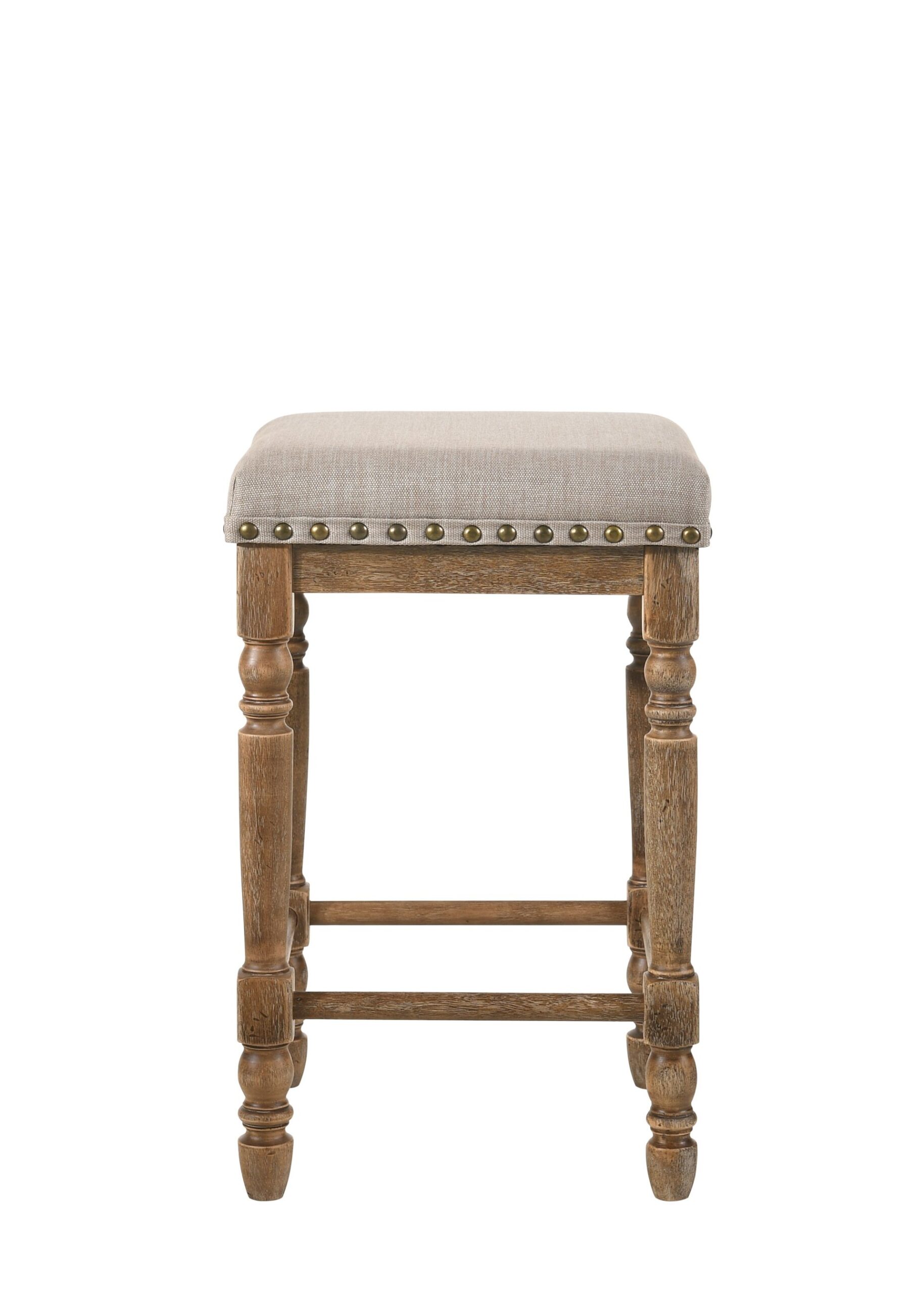 Farsiris - Weathered Counter Height Stool (Set 2) - Beige - Image 3