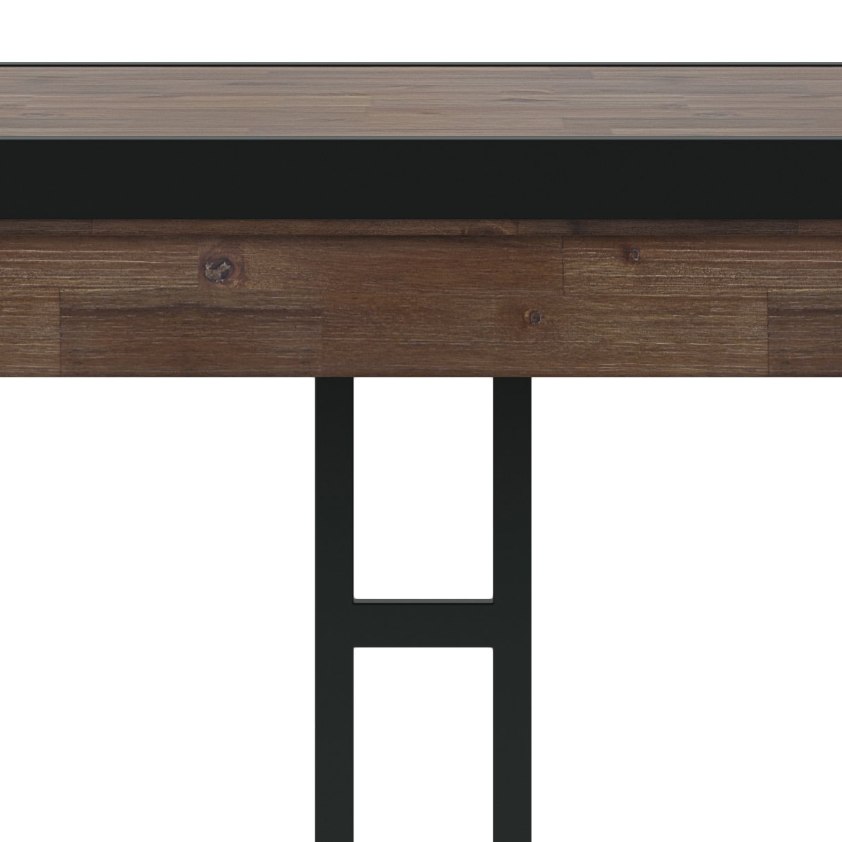 Erina - Small Desk - Rustic Natural Aged Brown - Image 5
