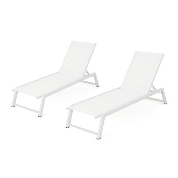 Myers - Chaise Lounge Ultimate Comfort - White