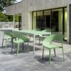 1 Piece Designed Single Chair, UV Resistant, Waterproof And Wear Resistant - Haze Green - Image 15