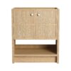 Modern 30'' Freestanding Bathroom Vanity With 2 Soft Closing Doors, (Excluding Sink) - Oak - Image 11