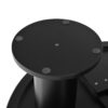 Round Petal Shaped Coffee Table Style Center Table With 3 Thick Legs Minimalist Irregular End Table With Sleek Round Edges For Living Room - Black - Image 11