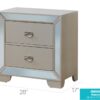 Contemporary Nightstand With Versatility - Pearl - Image 10