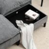 Convertible Combination Sofa, Sofa U Shaped, Sofa With Footstools With Storage - Gray Sofa For Living Room, Living Room 2 Seater Combination Sofa Gray - Gray - Image 9