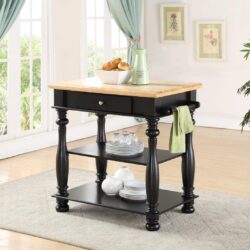 Kitchen Island - Black