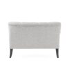 Nicole - French Style Upholstered Loveseat With Tufted Backrest - Light Gray - Image 10
