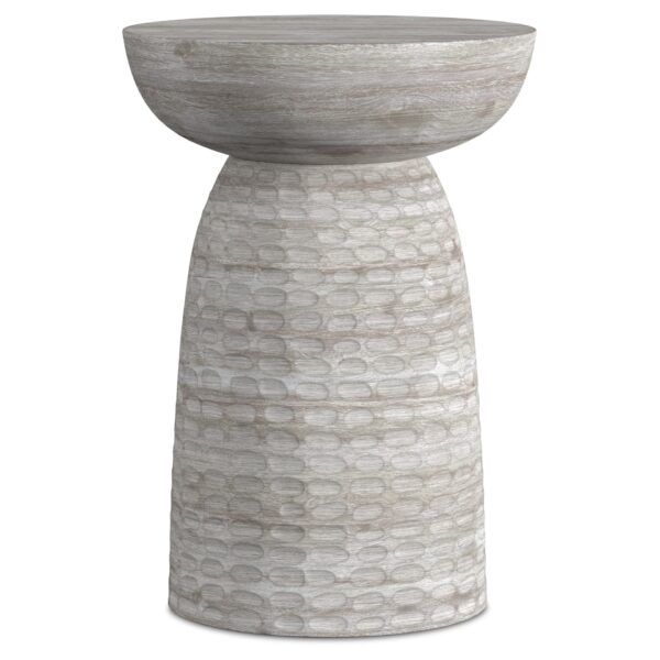 Boyd - Wooden Accent Table - White Wash