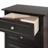 Daniel - Transitional Nightstand - Black - Image 6