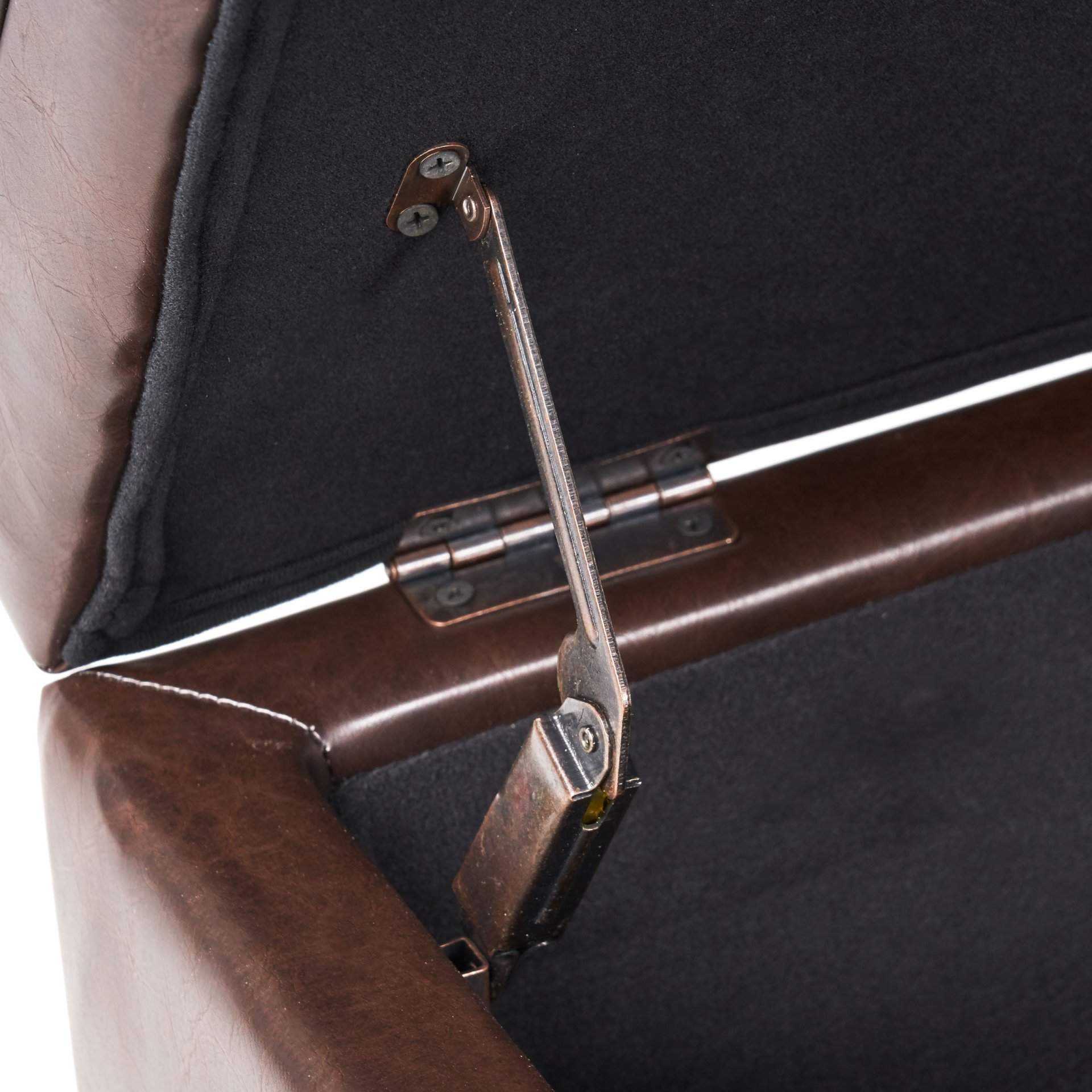 Cancia - Wide Tufted Rectangle Storage Ottoman - Brown - Image 17