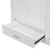 Bathroom Vanity With Ceramic Sink Combo, Abundant Storage Cabinet -2 Soft-Close Doors And 5 Drawers - White - Image 11