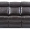 Double Reclining Sofa - Dark Brown - Image 2