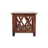 Belmont - X Frame Coffee Table - Brown - Image 6